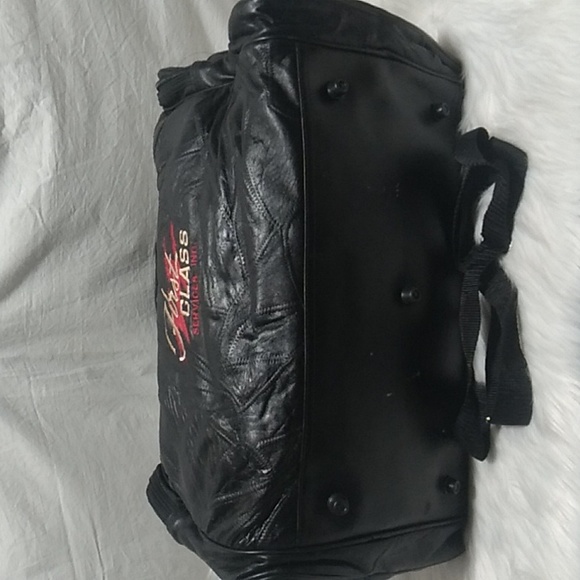 First Class Genuine Leather Vintage Duffle Bag W/Strap - Picture 8 of 14